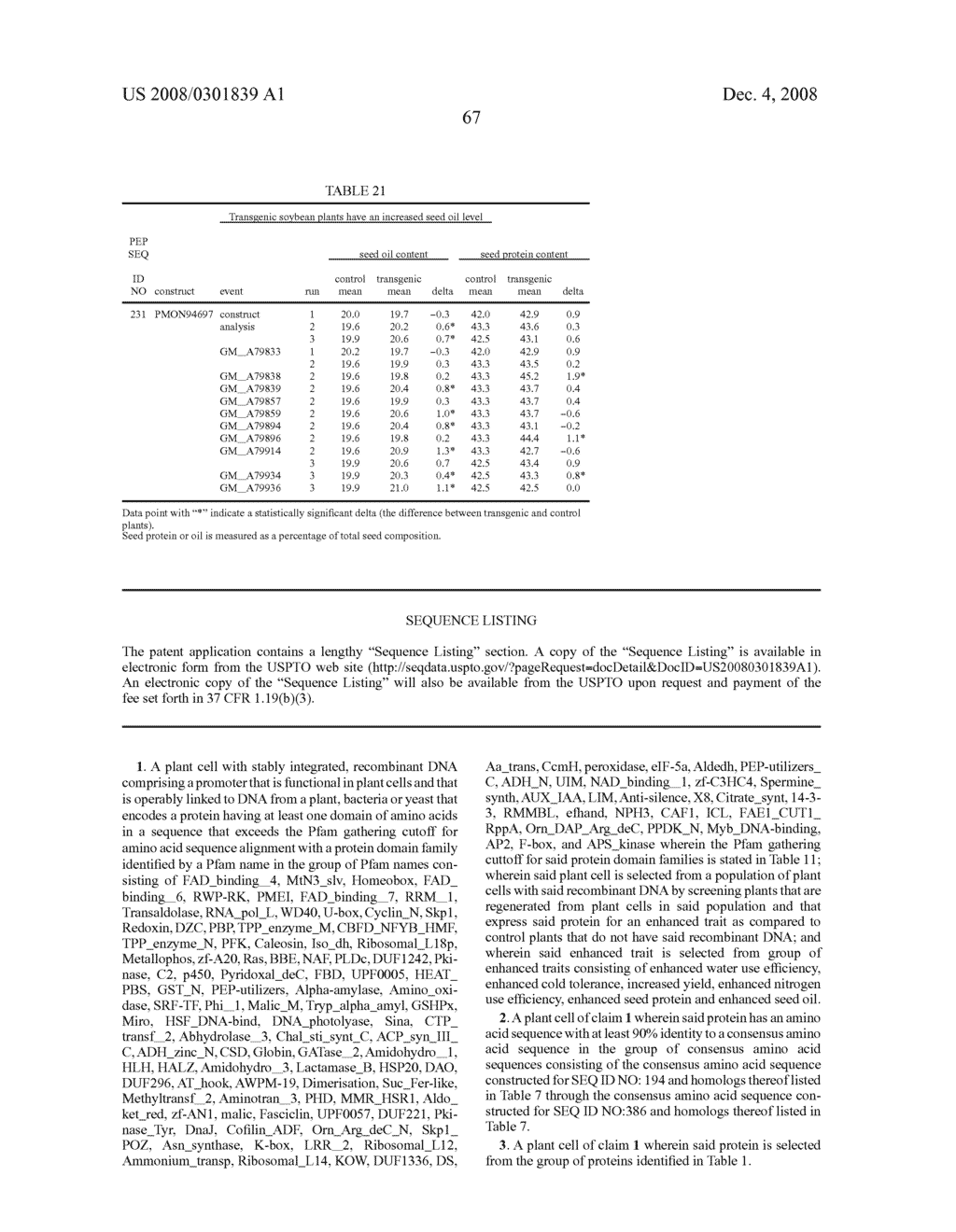 Transgenic plants with enhanced agronomic traits - diagram, schematic, and image 72