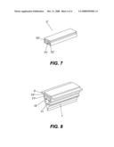 CONNECTING STRUCTURE OF A RESILIENT SUPPORT MEMBER AND A STRIP OF WIPER RUBBER OF A WINDSHIELD WIPER diagram and image