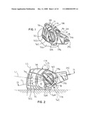 Chalk line apparatus with strategically located chalk fill opening diagram and image