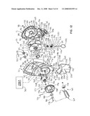 Chalk line apparatus with strategically located chalk fill opening diagram and image