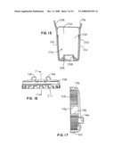 Chalk line apparatus with strategically located chalk fill opening diagram and image