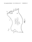 Releasable closures for removable display surfaces diagram and image