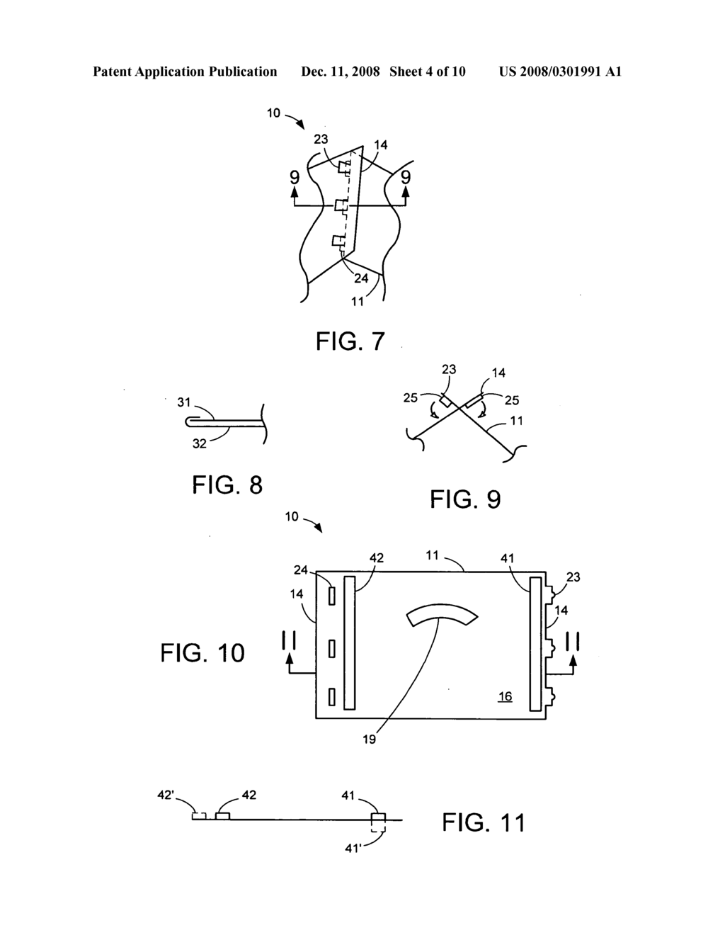 Releasable closures for removable display surfaces - diagram, schematic, and image 05