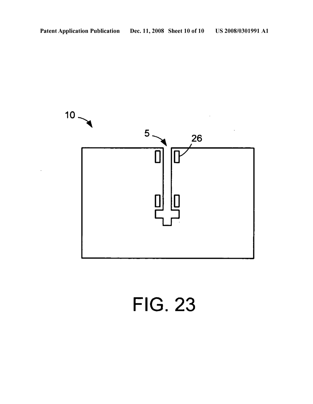 Releasable closures for removable display surfaces - diagram, schematic, and image 11