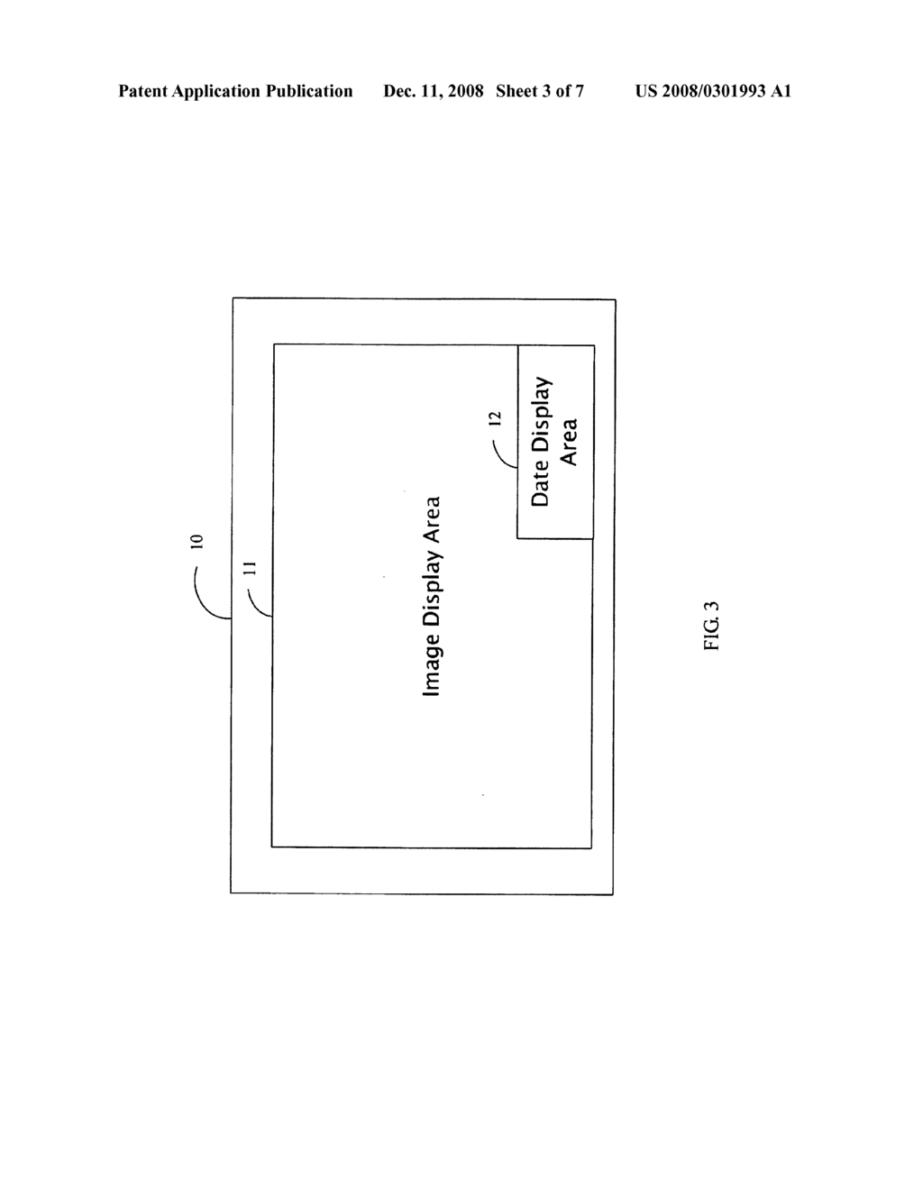 DIGITAL PHOTO FRAME AND METHOD OF DISPLAYING IMAGES ACCORDING TO A DATE - diagram, schematic, and image 04