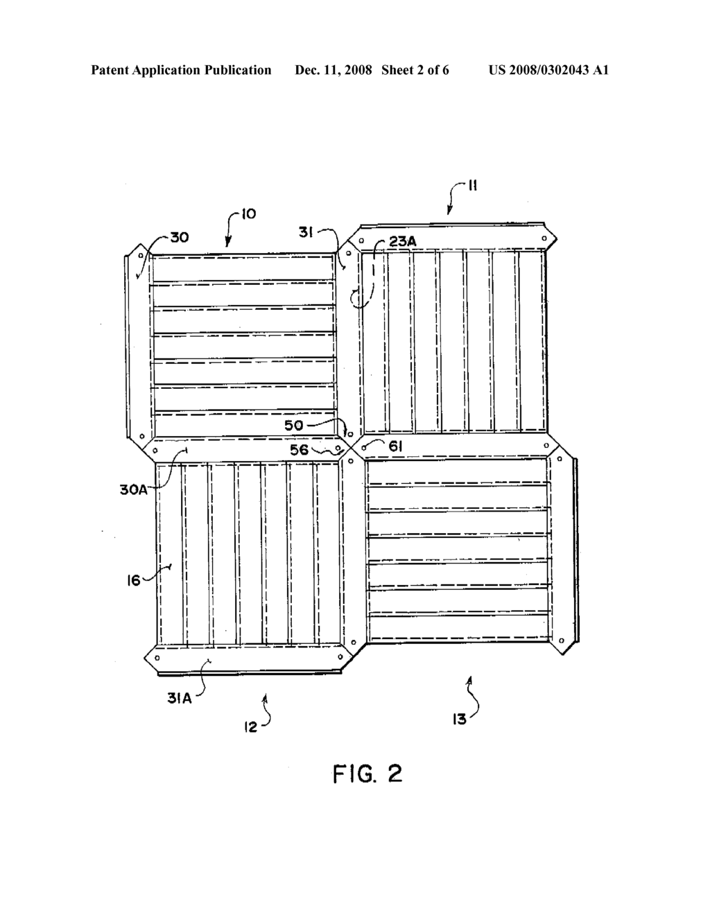 PANELLING SYSTEM FORMED FROM RECTANGULAR PANELS - diagram, schematic, and image 03