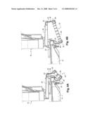 Device for Protecting and Guiding a Cable from a Direct-Vision Window of an Aircraft Flight Deck diagram and image