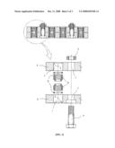 JIG FOR SURFACE-TREATMENT OF THREAD PORTION OF NUT diagram and image