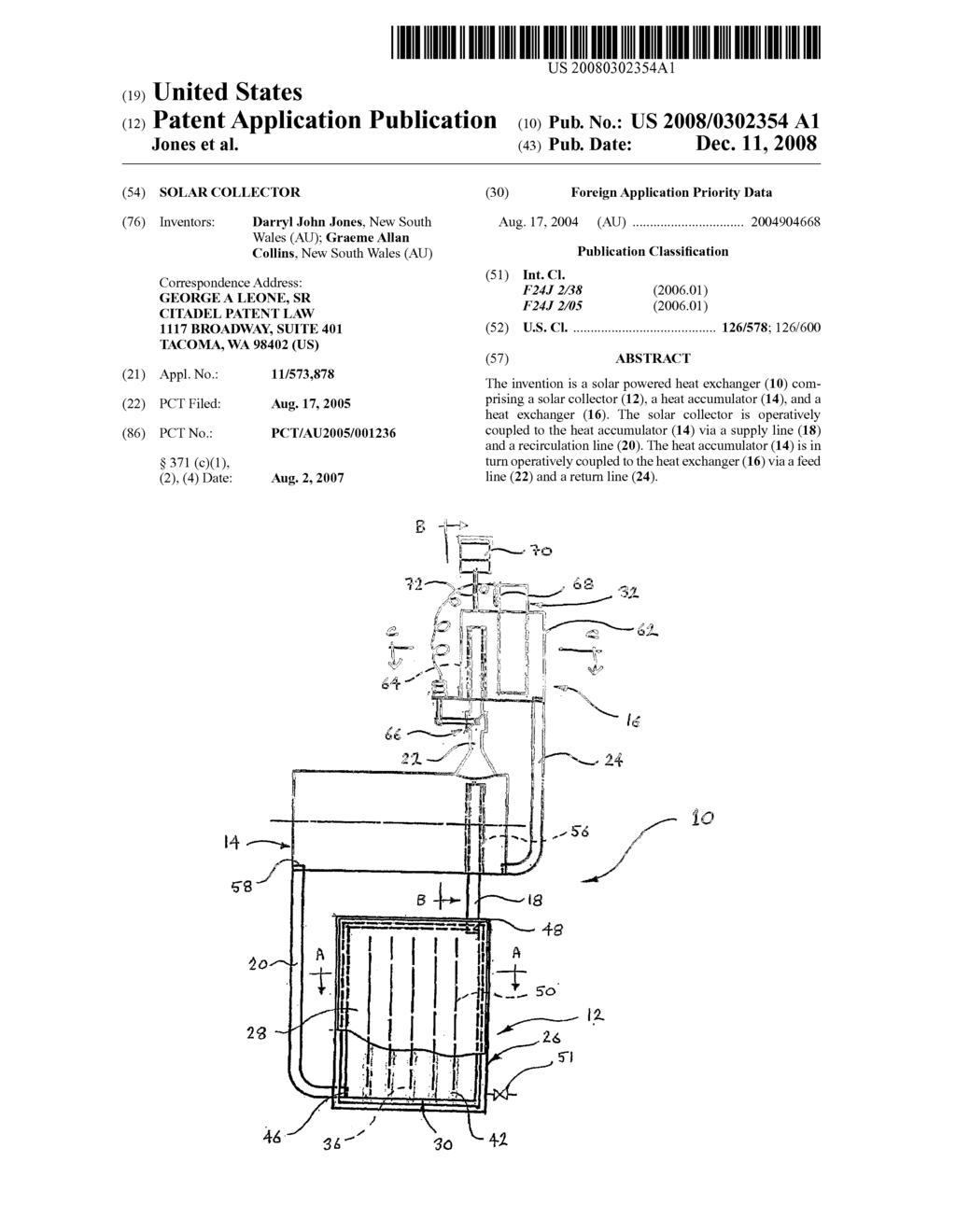 Solar Collector - diagram, schematic, and image 01