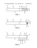 Smoking article with controlled flavor release diagram and image