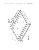 METHOD AND APPARATUS FOR HOLDING ADHESIVE COATED ROLLER CLEANING SUBSTRATES diagram and image