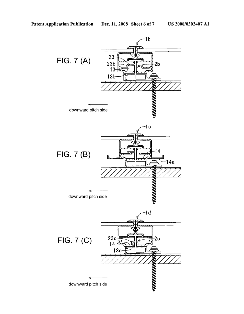 SOLAR CELL MODULE RETAINING STRUCTURE, FRAME FOR SOLAR CELL MODULE, AND HOLDING MEMBER FOR SOLAR CELL MODULE - diagram, schematic, and image 07