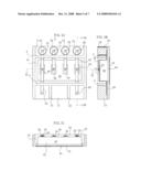 SOLAR CELL MODULE CONNECTOR AND METHOD OF PRODUCING SOLAR CELL MODULE PANEL diagram and image