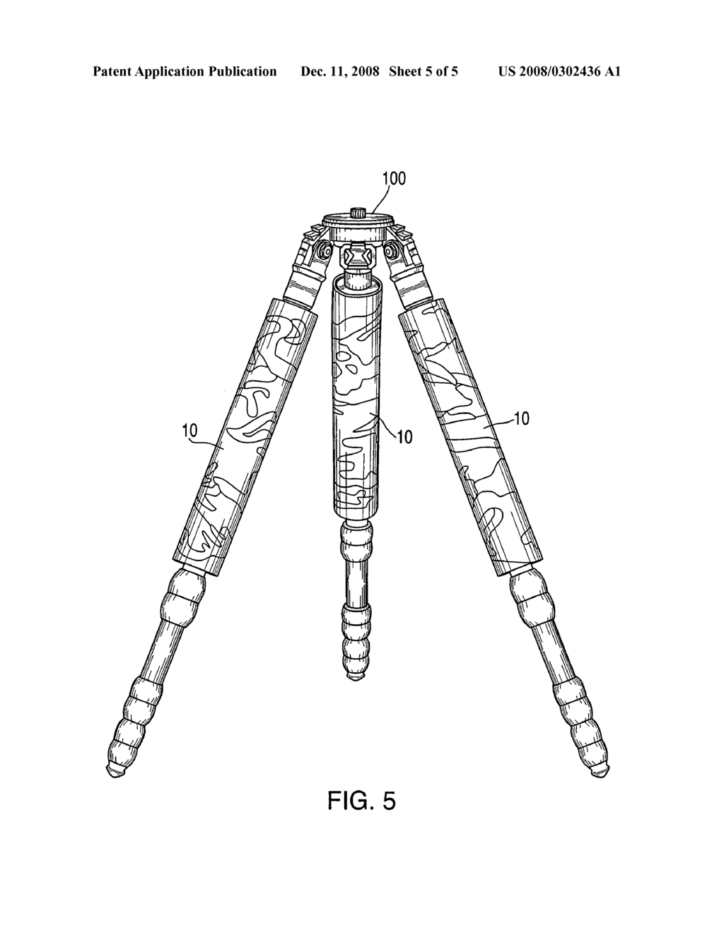 Tripod leg covers - diagram, schematic, and image 06