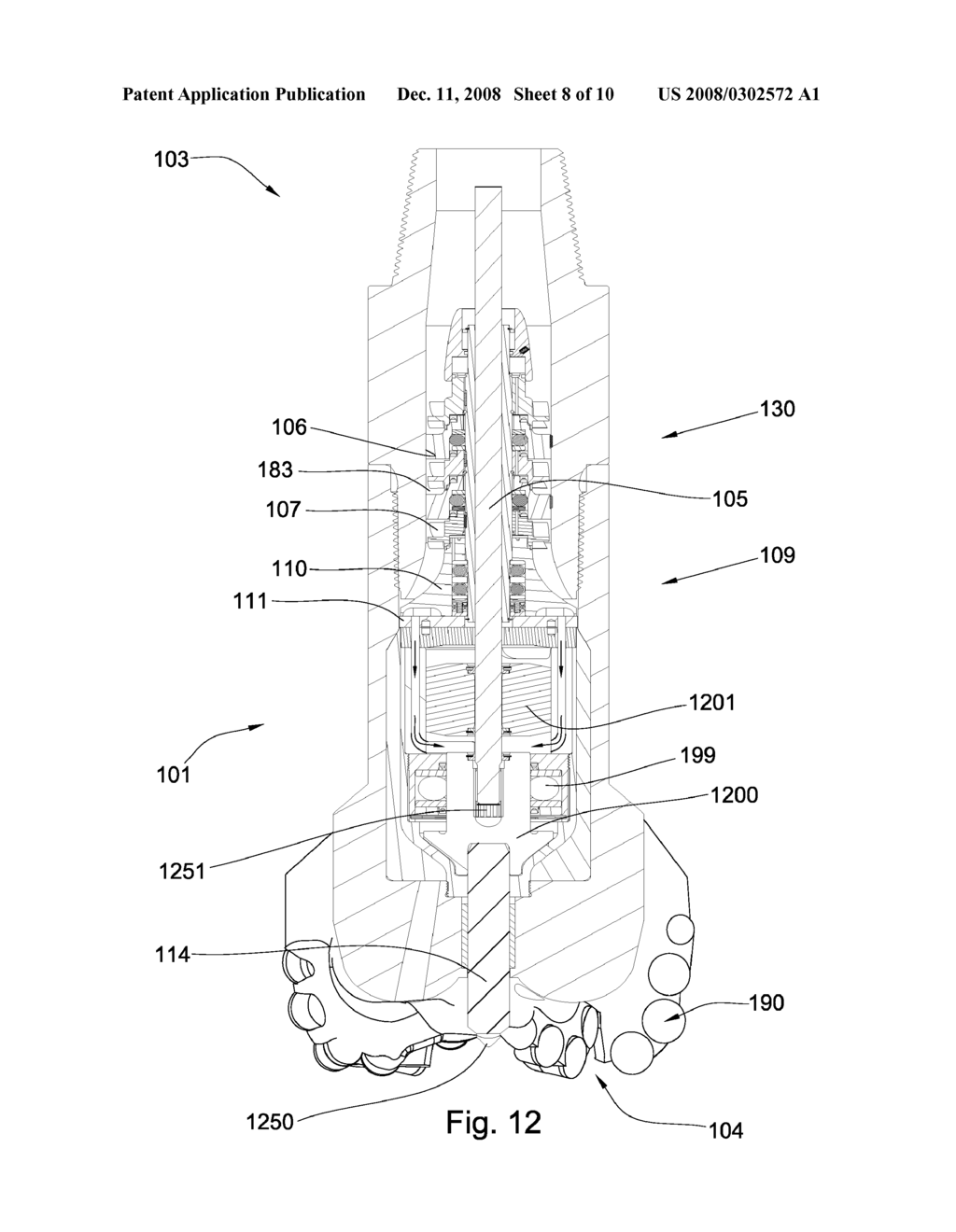 Drill Bit Porting System - diagram, schematic, and image 09