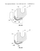 DRILLING TOOL FOR REDUCING CUTTER DAMAGE WHEN DRILLING THROUGH FORMATION CHANGES, AND METHODS OF DESIGN AND OPERATION THEREOF diagram and image