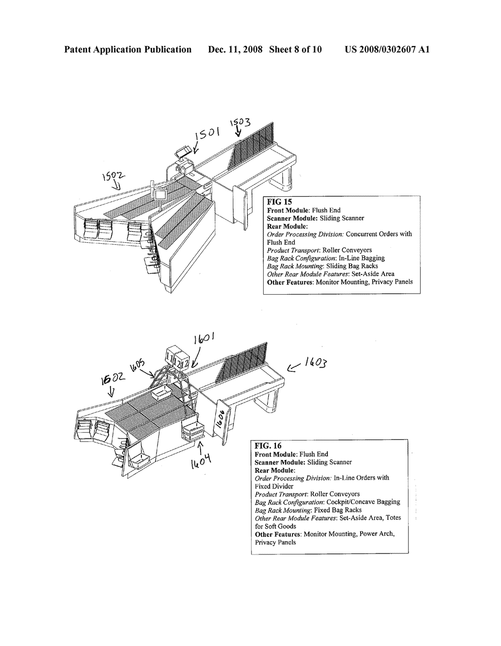 CHECK STAND WITH A TWO BELTED INPUT AND A SLIDABLE SCANNER - diagram, schematic, and image 09