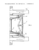 Railcar brake head diagram and image