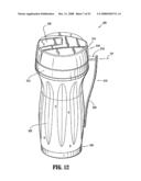 BOTTOM FILLABLE BOTTLES AND SYSTEMS FOR CHARGING THE SAME diagram and image