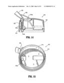 BOTTOM FILLABLE BOTTLES AND SYSTEMS FOR CHARGING THE SAME diagram and image