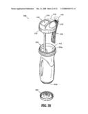 BOTTOM FILLABLE BOTTLES AND SYSTEMS FOR CHARGING THE SAME diagram and image