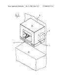 Cooking Appliance Which is Mounted in an Elevated Manner diagram and image