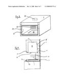 Cooking Appliance Which is Mounted in an Elevated Manner diagram and image