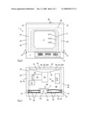 Cooking Appliance Which is Mounted in an Elevated Manner diagram and image