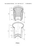 Plastic portable heat insulation cup diagram and image