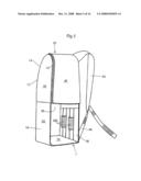 Backpack and Waist Bag Carrying System diagram and image