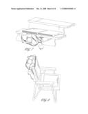 MULTI-HANGING POSITION TRANSPORTABLE ARTICLE HOLDER FOR MULTI-TYPE SEATING diagram and image