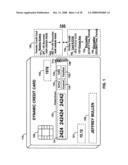 DYNAMIC CREDIT CARD WITH MAGNETIC STRIPE AND EMBEDDED ENCODER AND METHODS FOR USING THE SAME TO PROVIDE A COPY-PROOF CREDIT CARD diagram and image