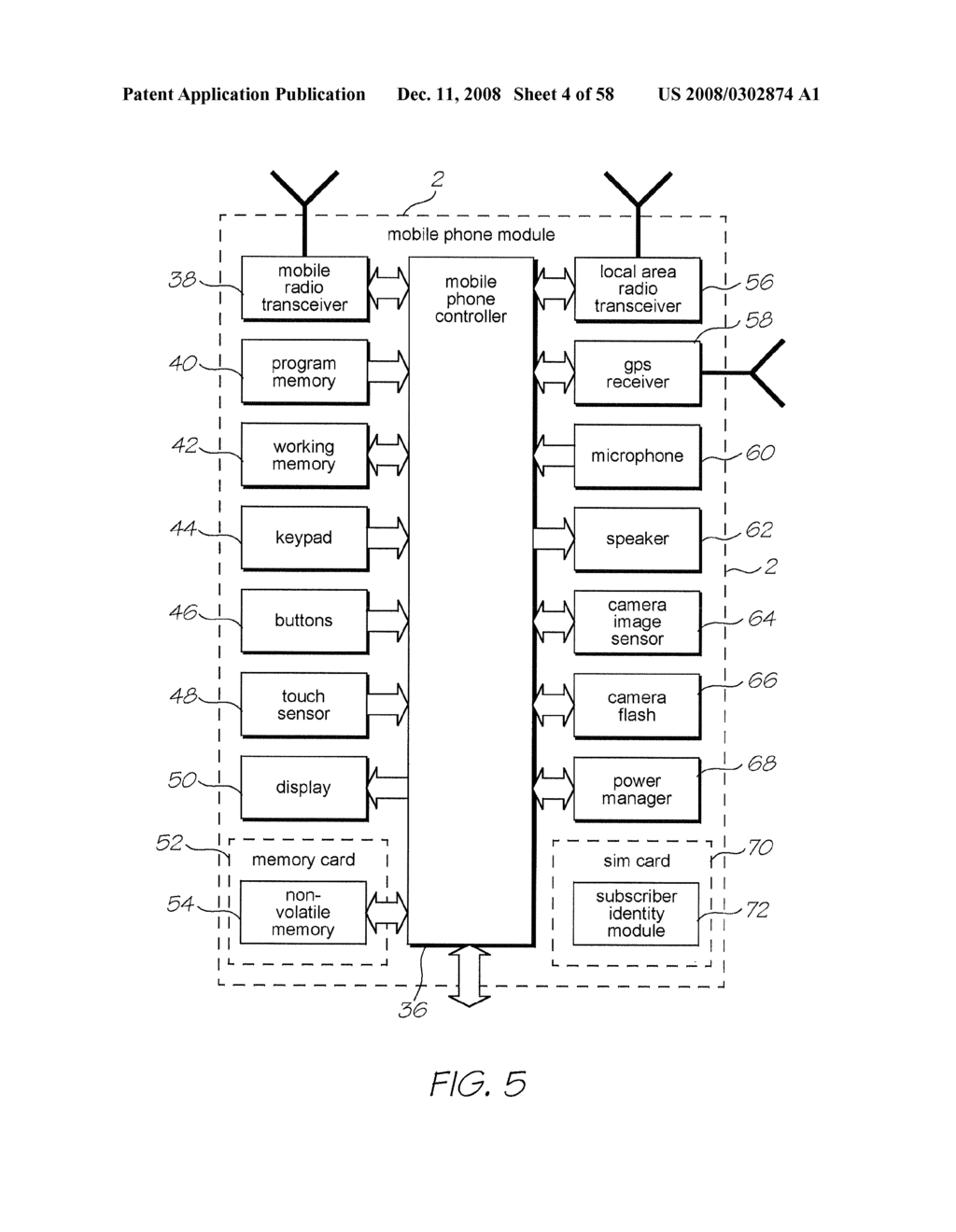 OPTICAL MEDIA SENSING ARRANGEMENT FOR A MOBILE TELEPHONE HAVING INTERNAL AND EXTERNAL MEDIA PATHWAYS - diagram, schematic, and image 05