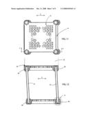 Stereo speaker stand diagram and image