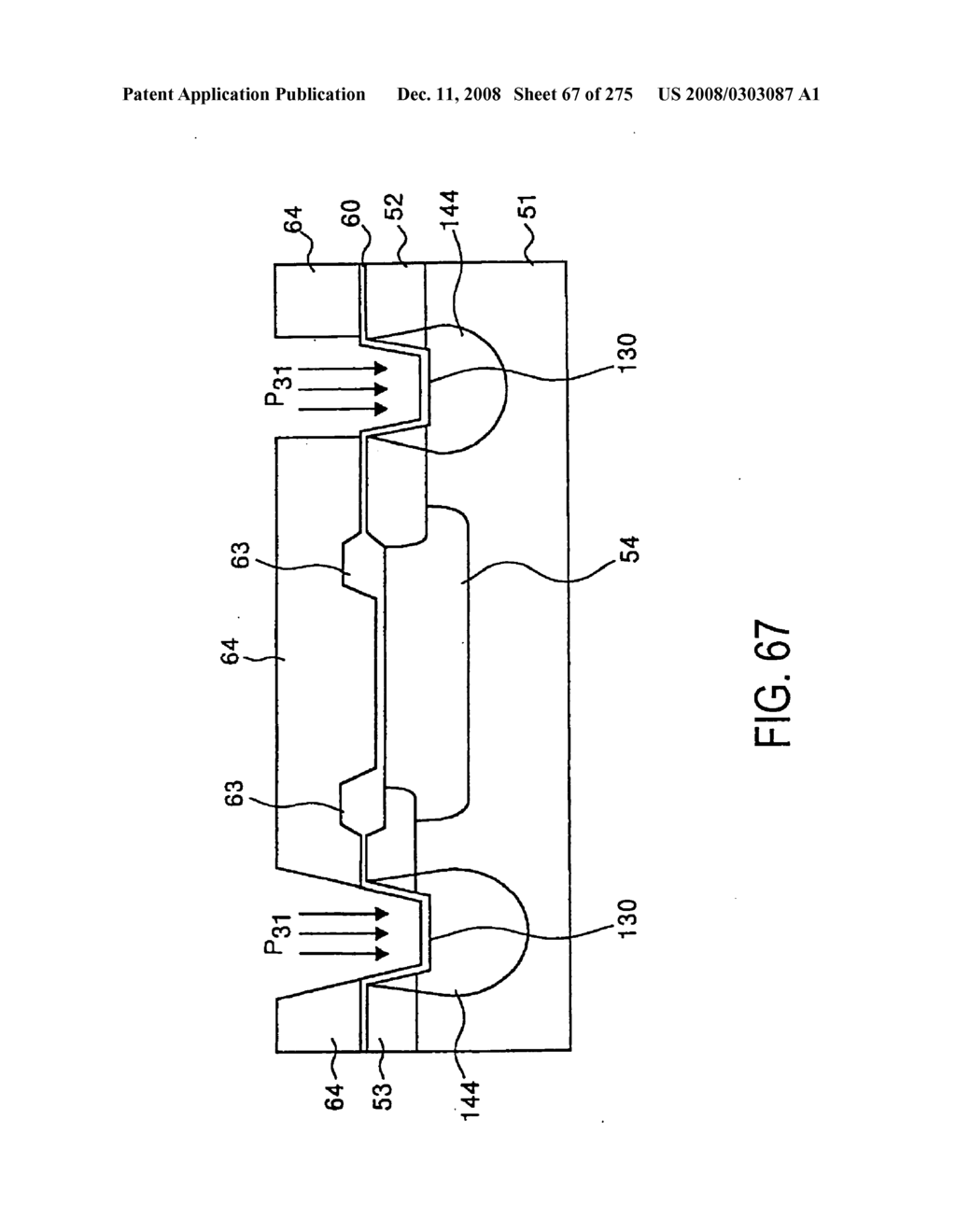 Semiconductor device with integrated trench lateral power MOSFETs and planar devices - diagram, schematic, and image 68