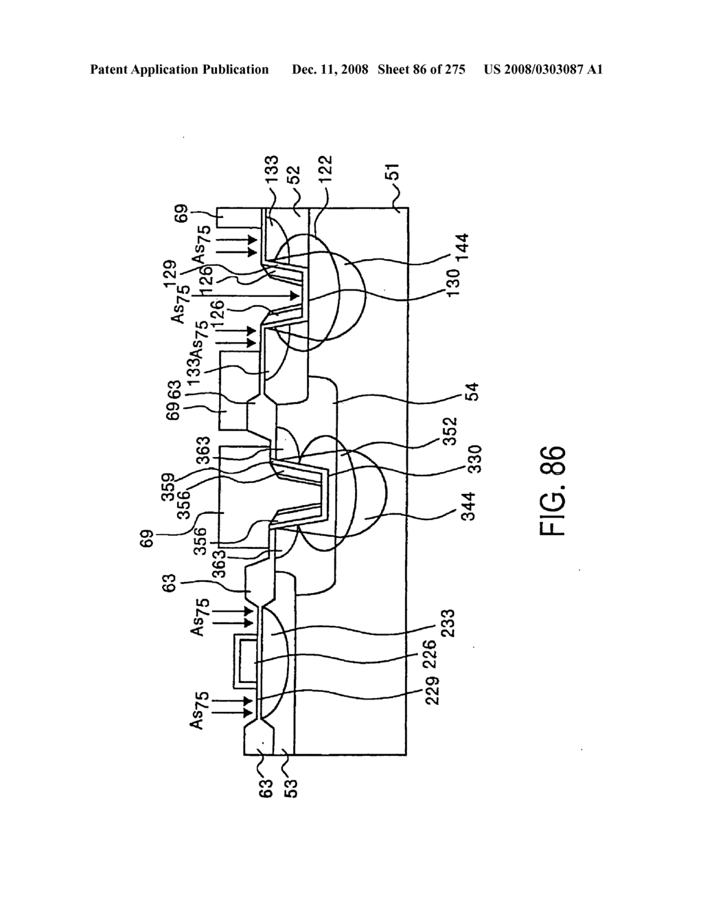 Semiconductor device with integrated trench lateral power MOSFETs and planar devices - diagram, schematic, and image 87