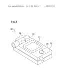 OPTICAL DEVICE AND METHOD FOR FABRICATING THE SAME, CAMERA MODULE USING OPTICAL DEVICE, AND ELECTRONIC EQUIPMENT MOUNTING CAMERA MODULE diagram and image