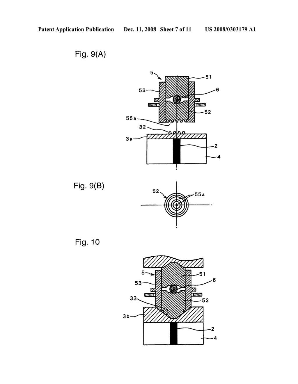 METHOD FOR MOLDING AN OPTICAL ELEMENT AND MOLDING APPARATUS THEREFOR - diagram, schematic, and image 08