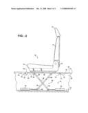 SLIDING AND STOWING MOTOR VEHICLE SEAT diagram and image