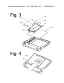 EJECTABLE/RETRACTABLE INTERFACE MODULE FOR A COMPUTER SYSTEM diagram and image