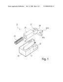 Slide Rail Stopper Having Anti-Opening and Self-Closing Functions diagram and image