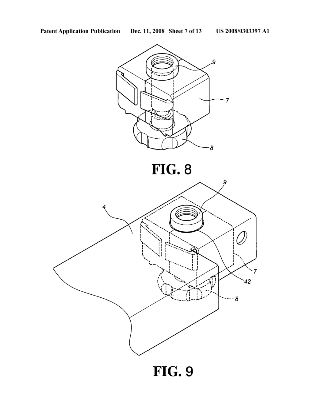 Securing device for a drawer slide - diagram, schematic, and image 08