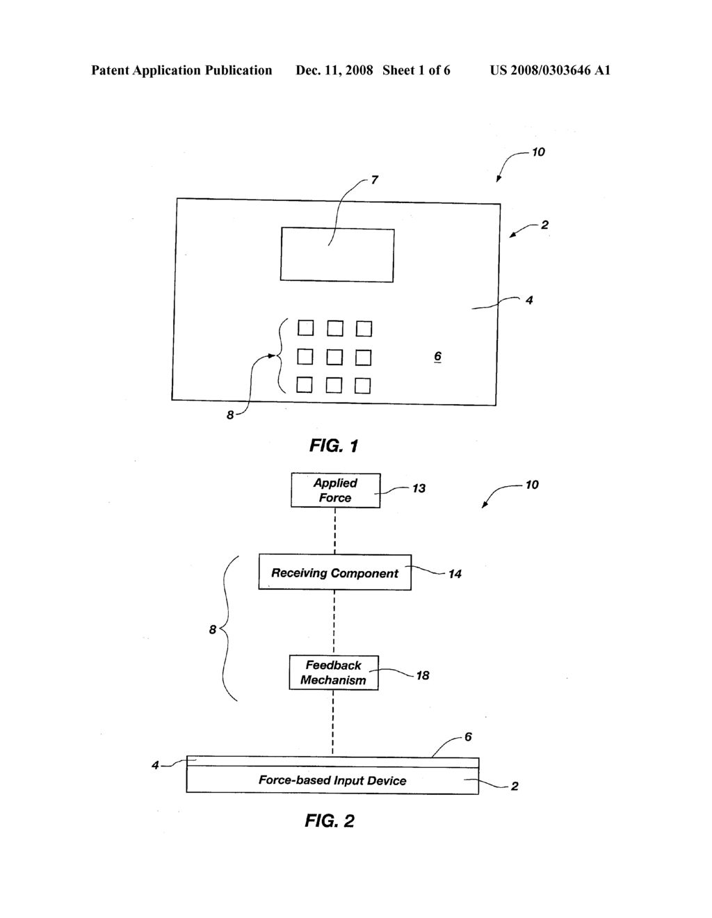 Tactile Feedback Device for Use with a Force-Based Input Device - diagram, schematic, and image 02