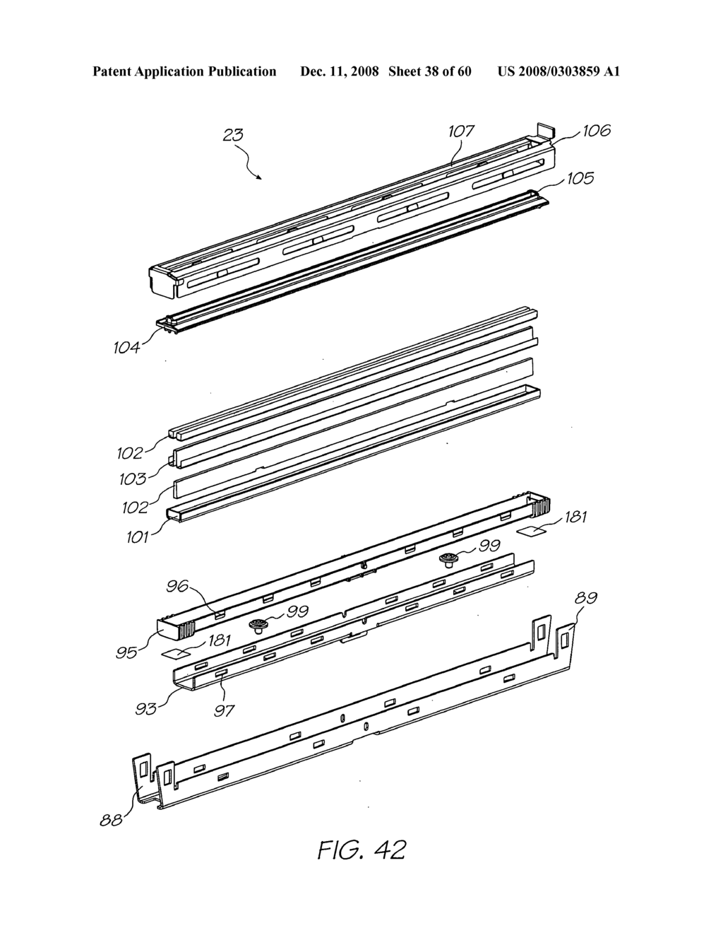 MAINTENANCE ASSEMBLY FOR A PAGEWIDTH PRINTER HAVING A MOTORIZED DRIVE - diagram, schematic, and image 39