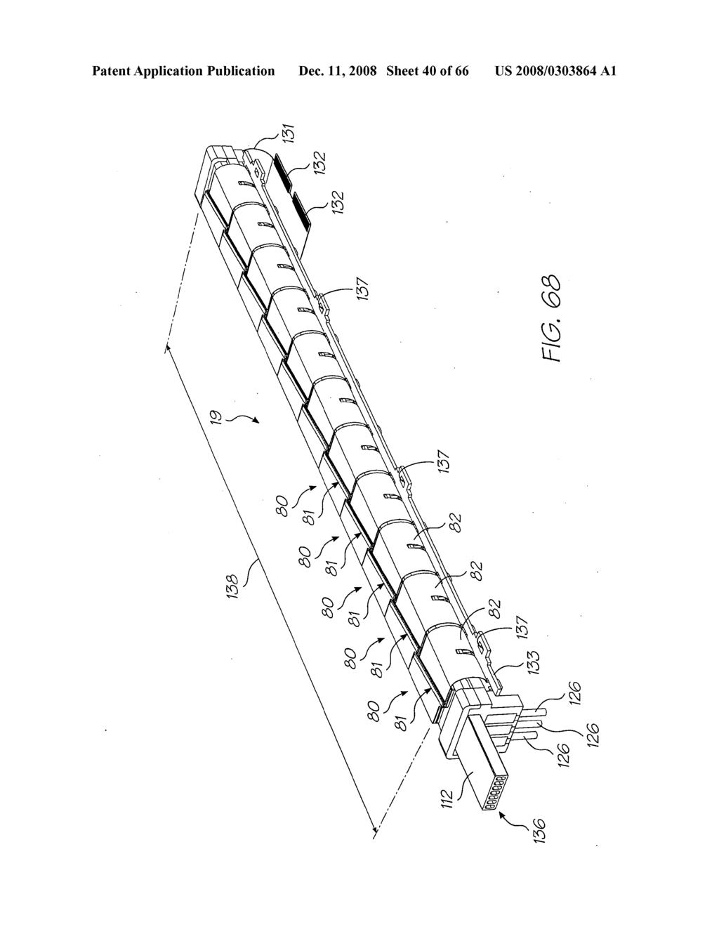 PRINTHEAD ASSEMBLY WITH SHELTERED INK DISTRIBUTION ARRANGEMENT - diagram, schematic, and image 41