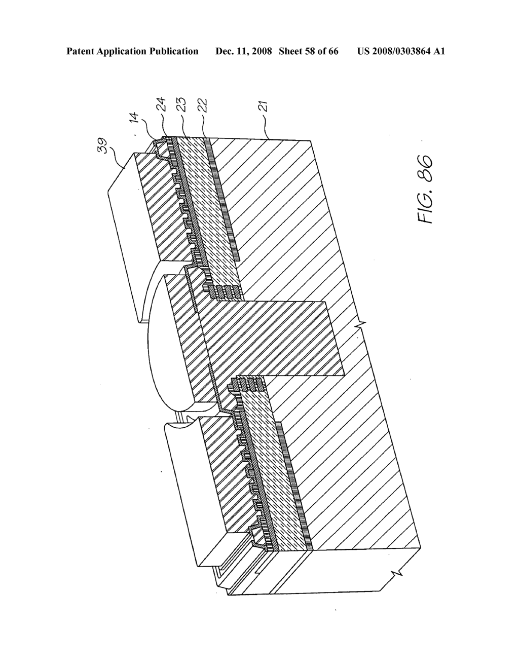 PRINTHEAD ASSEMBLY WITH SHELTERED INK DISTRIBUTION ARRANGEMENT - diagram, schematic, and image 59