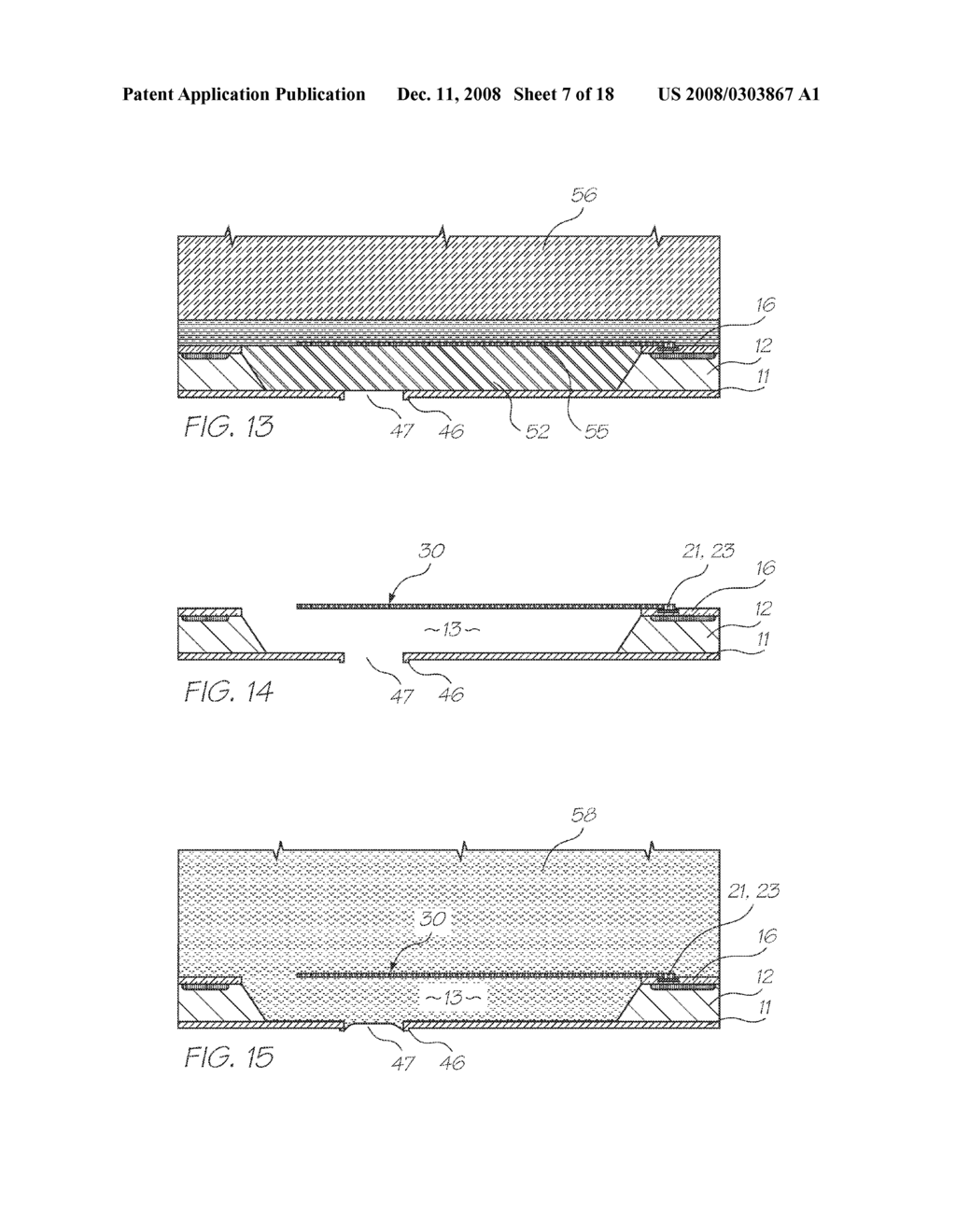 METHOD OF FORMING PRINTHEAD BY REMOVING SACRIFICIAL MATERIAL THROUGH NOZZLE APERTURES - diagram, schematic, and image 08