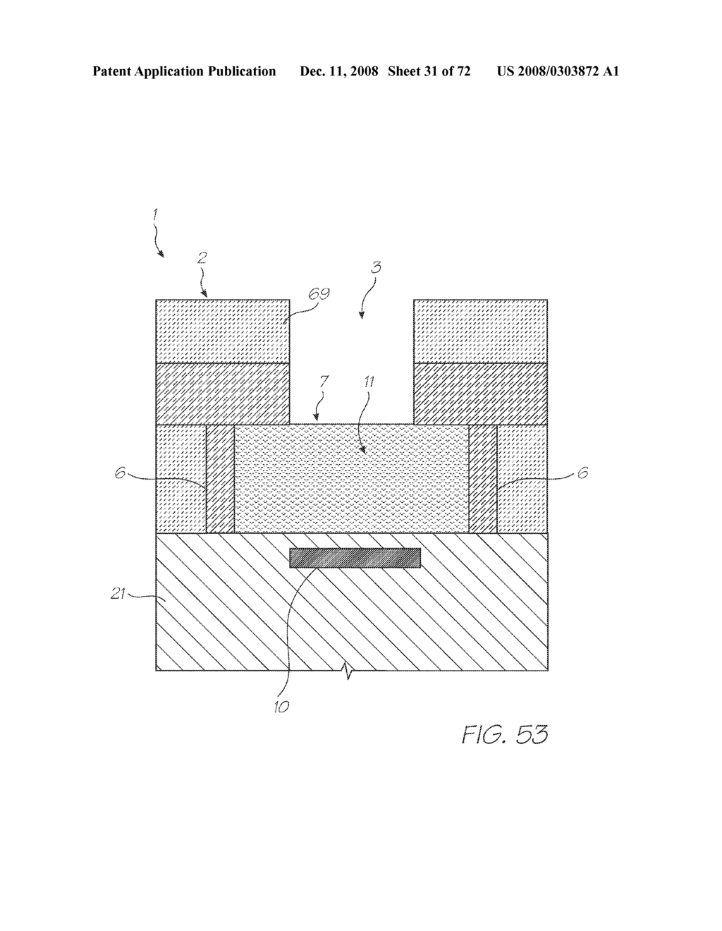 NOZZLE ARRANGEMENT FOR AN INKJET PRINTER CONFIGURED TO MINIMIZE THERMAL LOSSES - diagram, schematic, and image 32