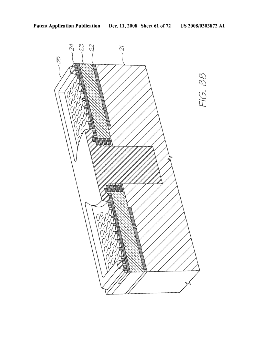 NOZZLE ARRANGEMENT FOR AN INKJET PRINTER CONFIGURED TO MINIMIZE THERMAL LOSSES - diagram, schematic, and image 62