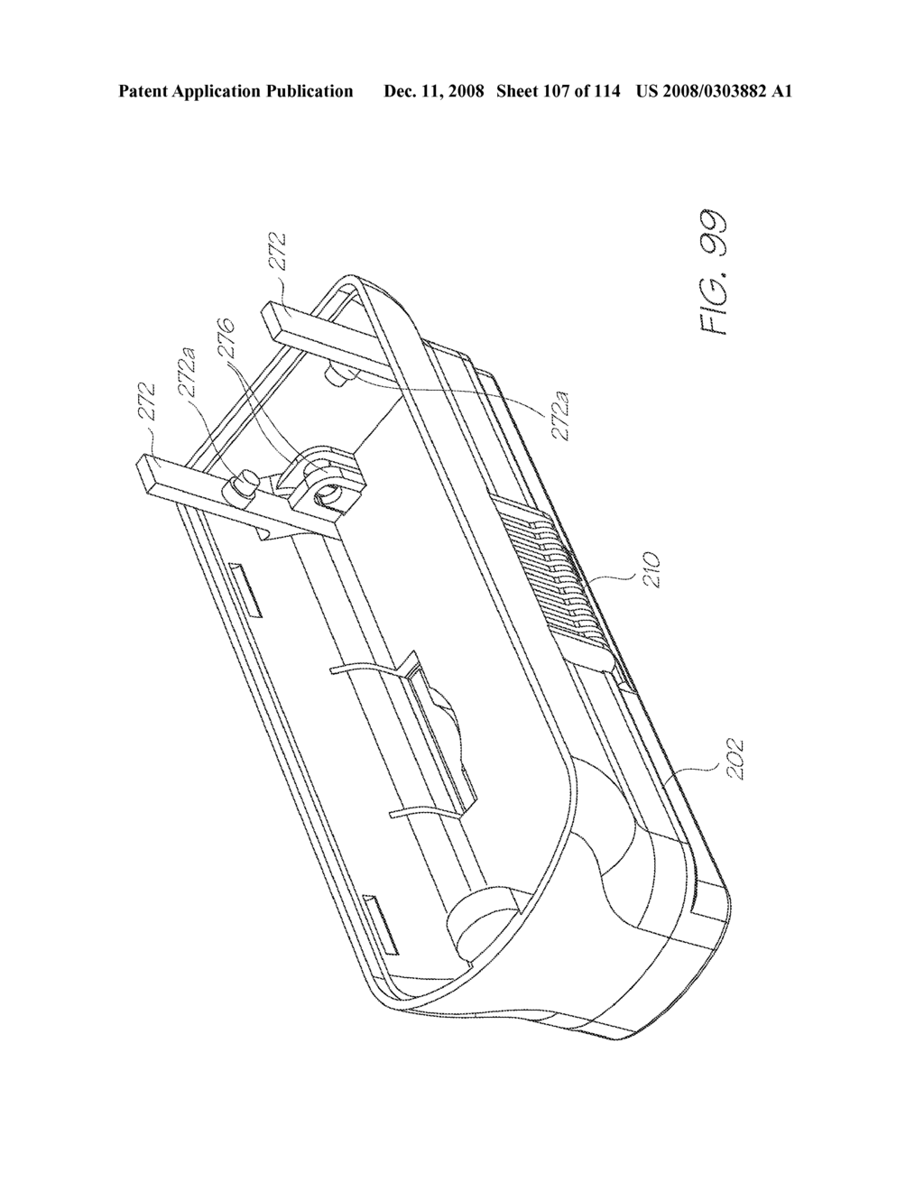 INK REFILL UNIT WITH INCREMENTAL INK EJECTION ACCUATED BY PRINT CARTRIDGE CRADLE - diagram, schematic, and image 108